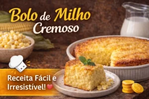 Bolo de Milho Cremoso: Receita Fácil, Rápida e Irresistível